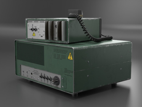 VIntage Heathkit HR-1680 Ham Radio receiver 3D Model