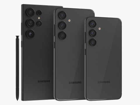 Samsung Galaxy S25 And Plus And Ultra Modelo 3D