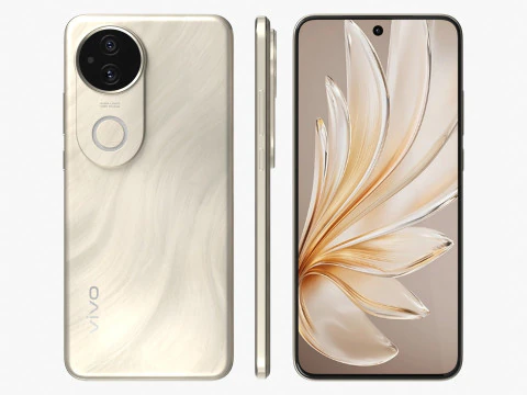 Vivo S20 Gold 3D Model