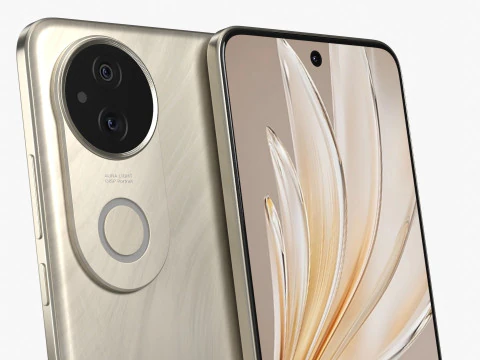 Vivo S20 Gold 3D Model