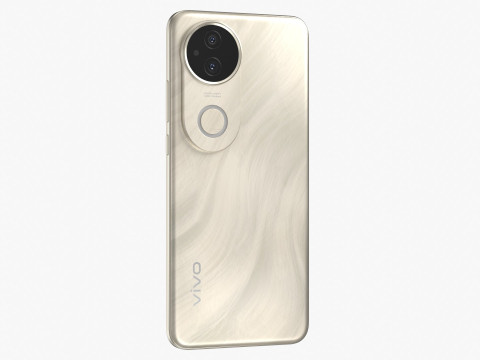 Vivo S20 Gold 3D Model