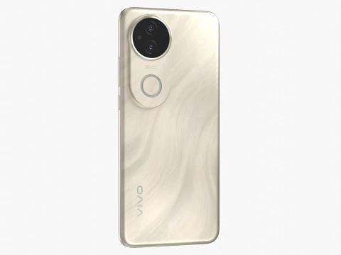 Vivo S20 Gold 3D Model