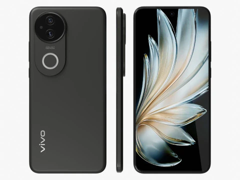 Vivo S20 Black 3D Model