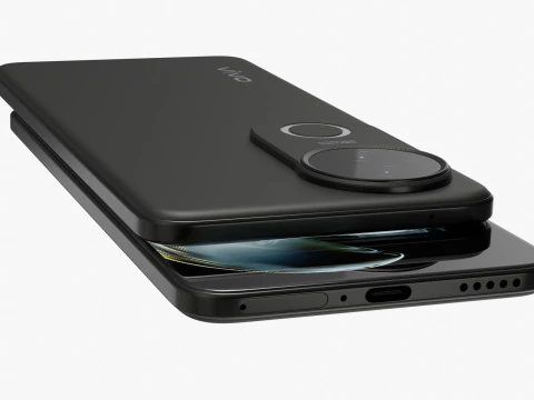 Vivo S20 Black 3D Model