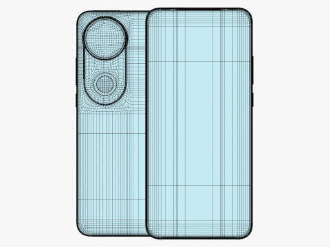 Vivo S20 Black 3D Модель