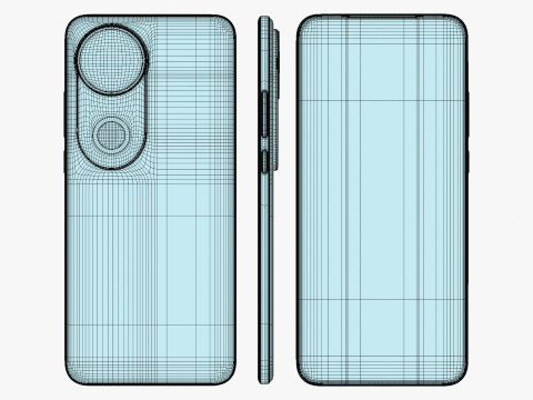 Vivo S20 Black 3D Модель