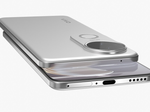 Vivo S20 White Modèle 3D