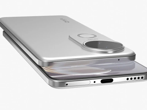 Vivo S20 White 3D Model