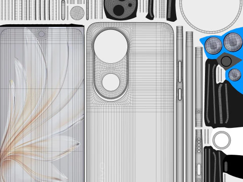 Vivo S20 White 3D Model