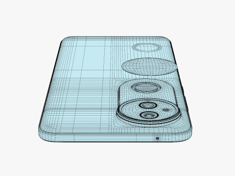 Vivo S20 White Modèle 3D