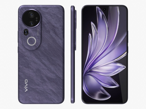 Vivo S20 Pro Purple Modello 3D