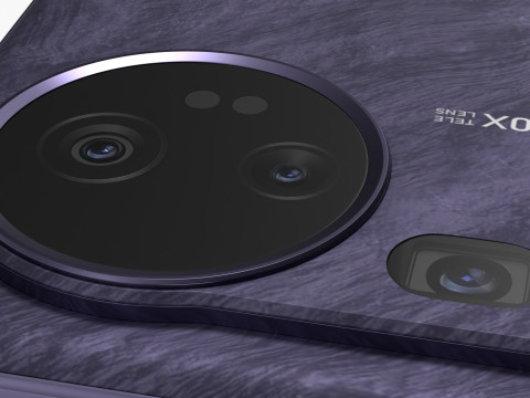 Vivo S20 Pro Purple Modello 3D