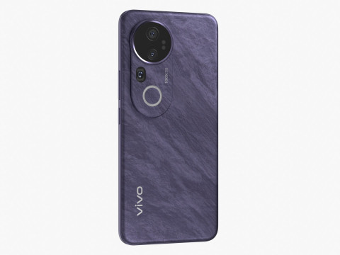 Vivo S20 Pro Purple Modello 3D