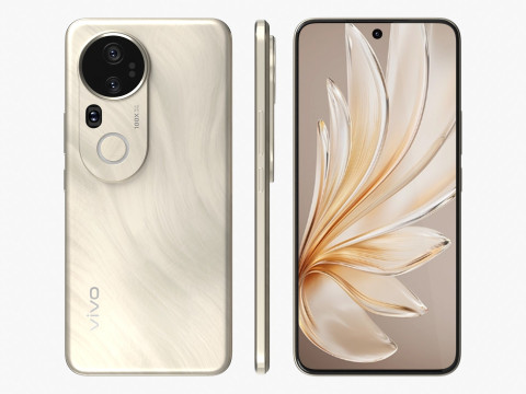 Vivo S20 Pro Gold 3D Model