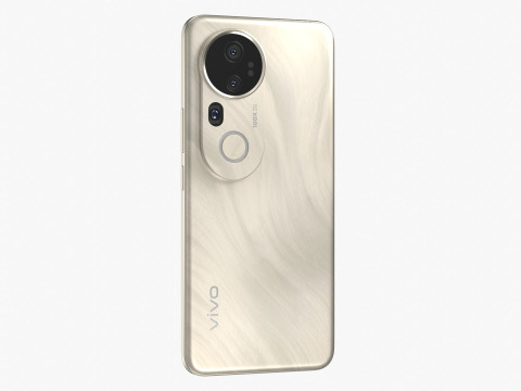 Vivo S20 Pro Gold 3D Model