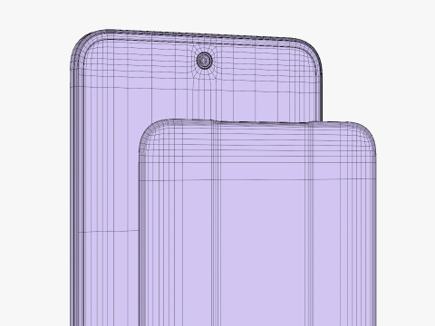 Vivo S20 Pro Gold 3D Model
