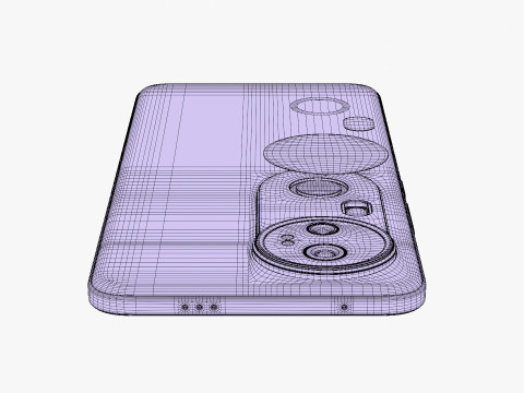 Vivo S20 Pro Gold 3D Model