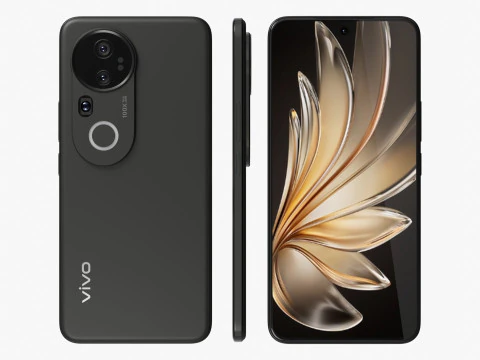 Vivo S20 Pro Black 3D Model