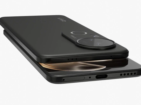 Vivo S20 Pro Black 3D Model