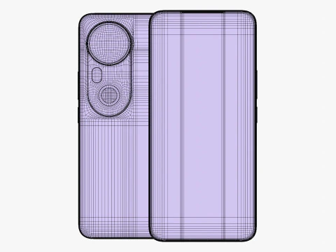 Vivo S20 Pro Black 3D Model