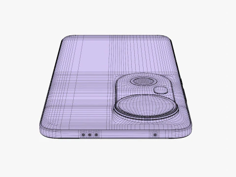 Vivo S20 Pro Black 3D Model