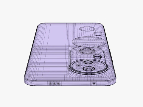 Vivo S20 Pro Black 3D Model