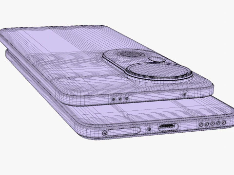 Vivo S20 Pro Black 3D Model
