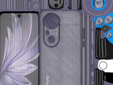 Vivo S20 Pro 3D Model