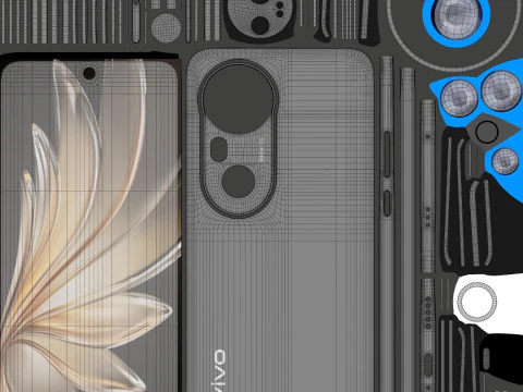 Vivo S20 Pro 3D Model