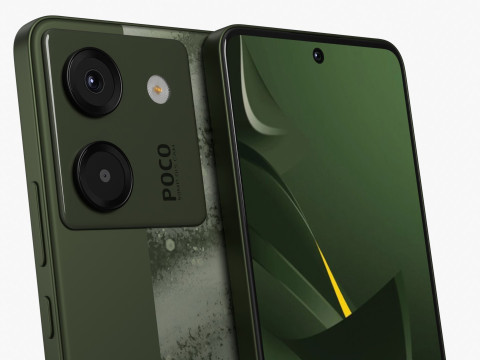 Xiaomi Poco M7 Pro Olive Twilight Modelo 3D