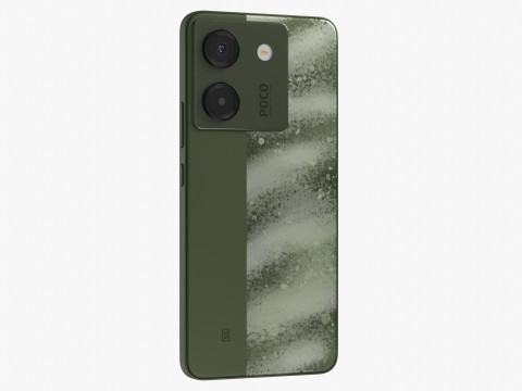 Xiaomi Poco M7 Pro Olive Twilight Modelo 3D