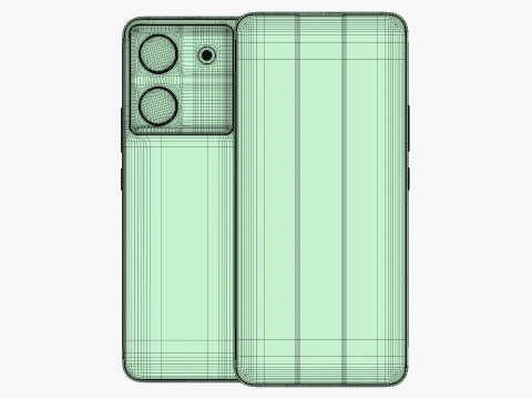 Xiaomi Poco M7 Pro Olive Twilight Modelo 3D