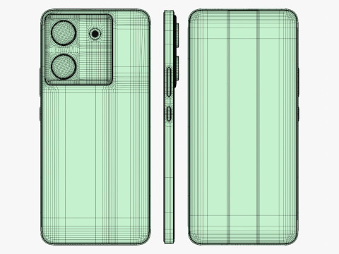 Xiaomi Poco M7 Pro Olive Twilight Modelo 3D