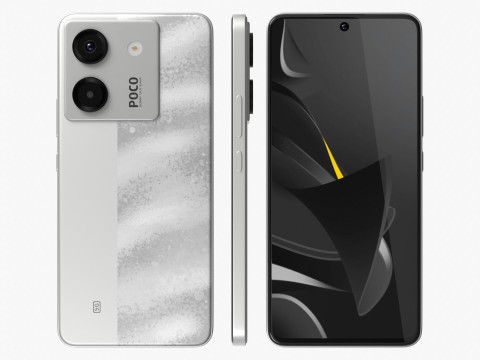 Xiaomi Poco M7 Pro Lunar Dust Modello 3D