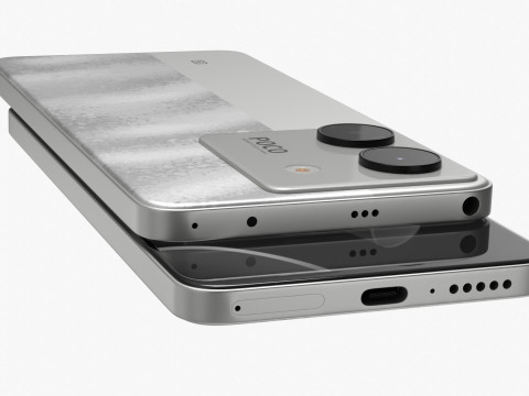 Xiaomi Poco M7 Pro Lunar Dust Modello 3D