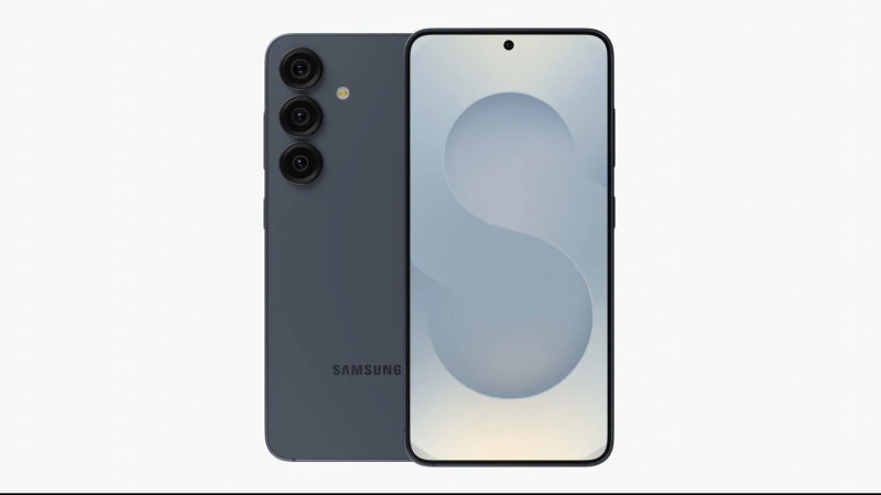 Samsung Galaxy S25 BlueBlack 3D Модель .c4d .max .obj .3ds .fbx .stl .blend 