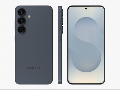 Samsung Galaxy S25 BlueBlack 3D 모델