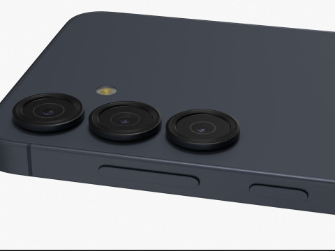 Samsung Galaxy S25 BlueBlack 3D 모델