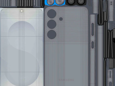 Samsung Galaxy S25 BlueBlack 3D Модель