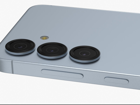 Samsung Galaxy S25 Icy Blue 3D Model