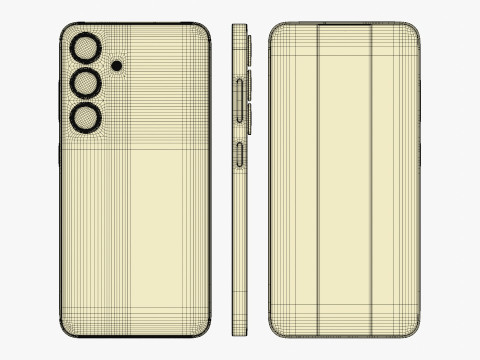 Samsung Galaxy S25 Icy Blue 3D Model