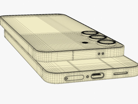 Samsung Galaxy S25 Icy Blue 3D Model