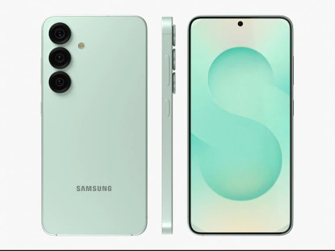 Samsung Galaxy S25 Menta Modelo 3D