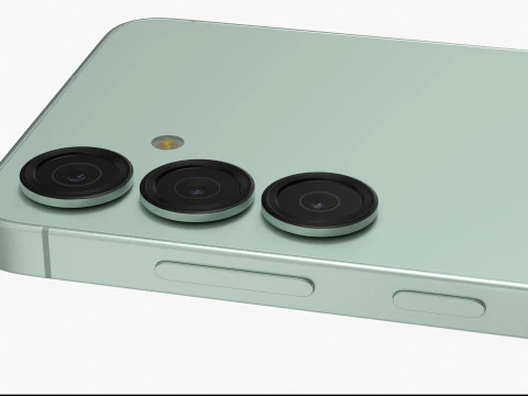 Samsung Galaxy S25 Menta Modelo 3D