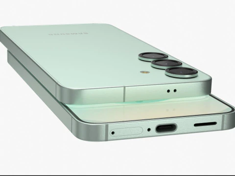 Samsung Galaxy S25 Menta Modelo 3D