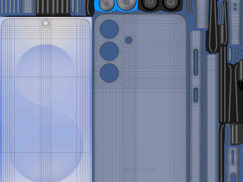 Samsung Galaxy S25 Navy 3D Model