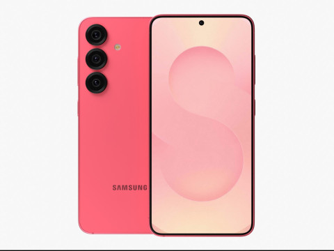 Samsung Galaxy S25 Pinkgold Model 3D