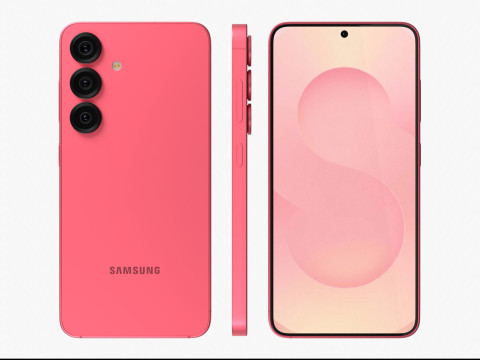 Samsung Galaxy S25 Pinkgold 3D 모델