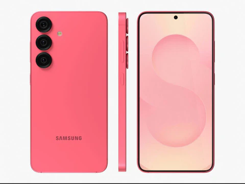 Samsung Galaxy S25 Pinkgold 3D Model