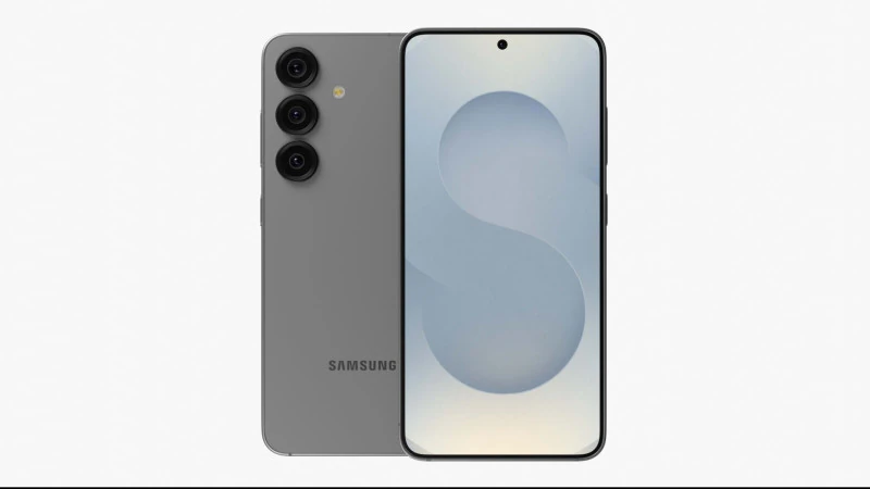 Samsung Galaxy S25 Silver Shadow 3D Model .c4d .max .obj .3ds .fbx .stl .blend 